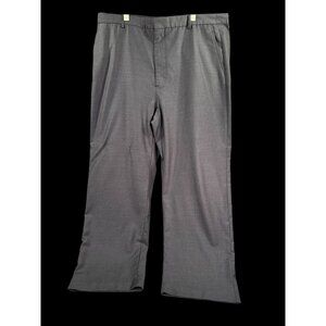Reunion Mens Pants Slacks 40W 30L Relaxed Fit Washable‎ Black Dress Pants